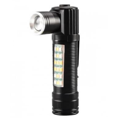Ліхтарик акумуляторний 2 в 1 ручний + налобний з USB - SY-2209